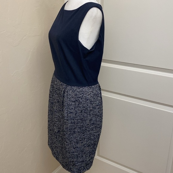 Gap tweed sleeveless sheath dress Women’s 8 wool blend preppy office Acadamia - Picture 3 of 7